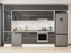 Alvinka 365X240 Cm High Gloss Mutfak Dolabı Mbb-E80B45S40-1