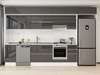 Alvinka 365X240 Cm High Gloss Mutfak Dolabı Mb-E80S45S40-1