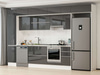 Alvinka 365X240 Cm High Gloss Mutfak Dolabı Mbb-E80B45S40-1