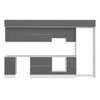 Alvinka 365X240 Cm High Gloss Mutfak Dolabı Mb-E80S45S40-1