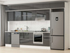 Alvinka 365X240 Cm High Gloss Mutfak Dolabı Mb-E80S45S40-1