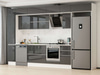 Alvinka 365X240 Cm High Gloss Mutfak Dolabı Mbb-E80B40S45-2
