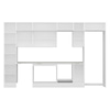 Alvinka 365X240 Cm High Gloss Mutfak Dolabı Mbb-E80B45S40-2