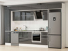 Alvinka 365X240 Cm High Gloss Mutfak Dolabı Mbb-E80B45S40-2
