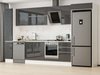 Alvinka 370X222 Cm High Gloss Mutfak Dolabı Mbb-E80B40S50-2