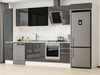 Alvinka 370X222 Cm High Gloss Mutfak Dolabı Mbb-E90B40S40-3