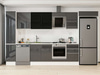 Alvinka 370X222 Cm High Gloss Mutfak Dolabı Mbb-E80B40S50-3