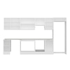 Alvinka 370X222 Cm High Gloss Mutfak Dolabı Mb-E80S40S50-1