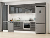 Alvinka 370X222 Cm High Gloss Mutfak Dolabı Mbb-E80B50S40-1
