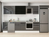 Alvinka 370X222 Cm High Gloss Mutfak Dolabı Mb-E80S40S50-3