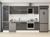 Alvinka 370X222 Cm High Gloss Mutfak Dolabı Mbb-E80B50S40-2