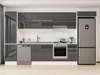 Alvinka 370X222 Cm High Gloss Mutfak Dolabı Mbb-E80B50S40-1