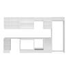 Alvinka 370X222 Cm High Gloss Mutfak Dolabı Mb-E80S40S50-3