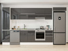 Alvinka 370X222 Cm High Gloss Mutfak Dolabı Mbb-E80B45S45-1