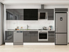 Alvinka 370X222 Cm High Gloss Mutfak Dolabı Mb-E80S50S40-3