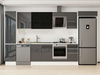 Alvinka 370X222 Cm High Gloss Mutfak Dolabı Mbb-E80B45S45-3