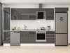 Alvinka 370X222 Cm High Gloss Mutfak Dolabı Mbb-E80B40S50-2