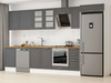 Alvinka 370X222 Cm Klasik Mebran Mutfak Dolabı Mb-E80S50S40-3