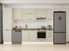 Alvinka 370X222 Cm Klasik Mebran Mutfak Dolabı Mbb-E80B50S40-1