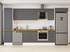 Alvinka 370X222 Cm Klasik Mebran Mutfak Dolabı Mbb-E80B50S40-2