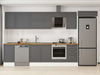 Alvinka 370X222 Cm Klasik Mebran Mutfak Dolabı Mb-E80S45S45-2