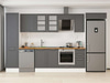Alvinka 370X222 Cm Klasik Mebran Mutfak Dolabı Mbb-E80B50S40-3