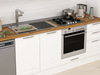 Alvinka 370X222 Cm Klasik Mebran Mutfak Dolabı Mbb-E80B45S45-1