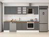 Alvinka 370X222 Cm Klasik Mebran Mutfak Dolabı Mb-E80S50S40-3
