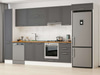 Alvinka 370X222 Cm Klasik Mebran Mutfak Dolabı Mbb-E80B40S50-1