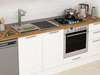 Alvinka 370X222 Cm Klasik Mebran Mutfak Dolabı Mbb-E80B50S40-1
