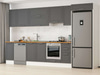Alvinka 370X222 Cm Klasik Mebran Mutfak Dolabı Mb-E90S40S40-1