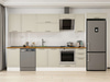 Alvinka 370X222 Cm Klasik Mebran Mutfak Dolabı Mb-E80S50S40-2