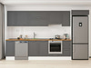 Alvinka 370X222 Cm Klasik Mebran Mutfak Dolabı Mb-E90S40S40-1