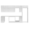 Alvinka 370X240 Cm High Gloss Mutfak Dolabı Mb-E80S50S40-2