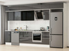 Alvinka 370X240 Cm High Gloss Mutfak Dolabı Mb-E80S45S45-3