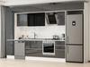 Alvinka 370X240 Cm High Gloss Mutfak Dolabı Mbb-E80B45S45-3