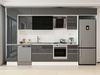Alvinka 370X240 Cm High Gloss Mutfak Dolabı Mbb-E80B45S45-3