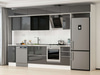 Alvinka 370X240 Cm High Gloss Mutfak Dolabı Mb-E90S40S40-3