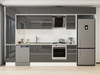 Alvinka 370X240 Cm High Gloss Mutfak Dolabı Mbb-E90B40S40-2