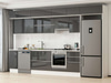 Alvinka 370X240 Cm High Gloss Mutfak Dolabı Mb-E80S40S50-1