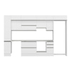 Alvinka 370X240 Cm High Gloss Mutfak Dolabı Mbb-E90B40S40-1