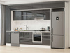 Alvinka 370X240 Cm High Gloss Mutfak Dolabı Mbb-E80B40S50-1