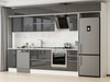 Alvinka 370X240 Cm High Gloss Mutfak Dolabı Mb-E90S40S40-2