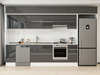 Alvinka 370X240 Cm High Gloss Mutfak Dolabı Mb-E90S40S40-1