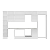 Alvinka 370X240 Cm High Gloss Mutfak Dolabı Mbb-E80B40S50-2
