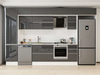 Alvinka 370X240 Cm High Gloss Mutfak Dolabı Mbb-E80B50S40-2