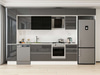 Alvinka 370X240 Cm High Gloss Mutfak Dolabı Mbb-E80B40S50-3
