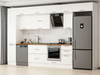 Alvinka 370X240 Cm Klasik Mebran Mutfak Dolabı Mbb-E80B45S45-2