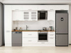 Alvinka 370X240 Cm Klasik Mebran Mutfak Dolabı Mbb-E90B40S40-3