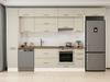 Alvinka 370X240 Cm Klasik Mebran Mutfak Dolabı Mbb-E90B40S40-1